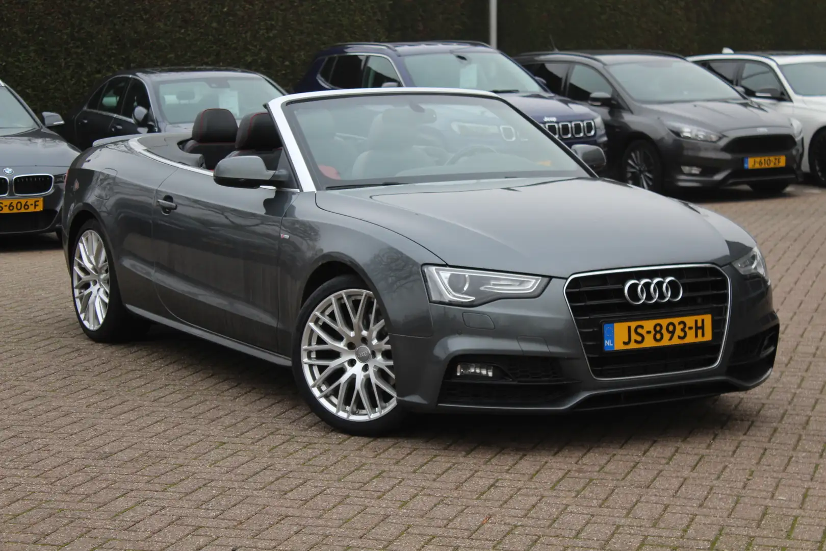 Audi A5 Cabriolet 1.8 TFSI Sport Edition NL Auto! / Leder Grijs - 1