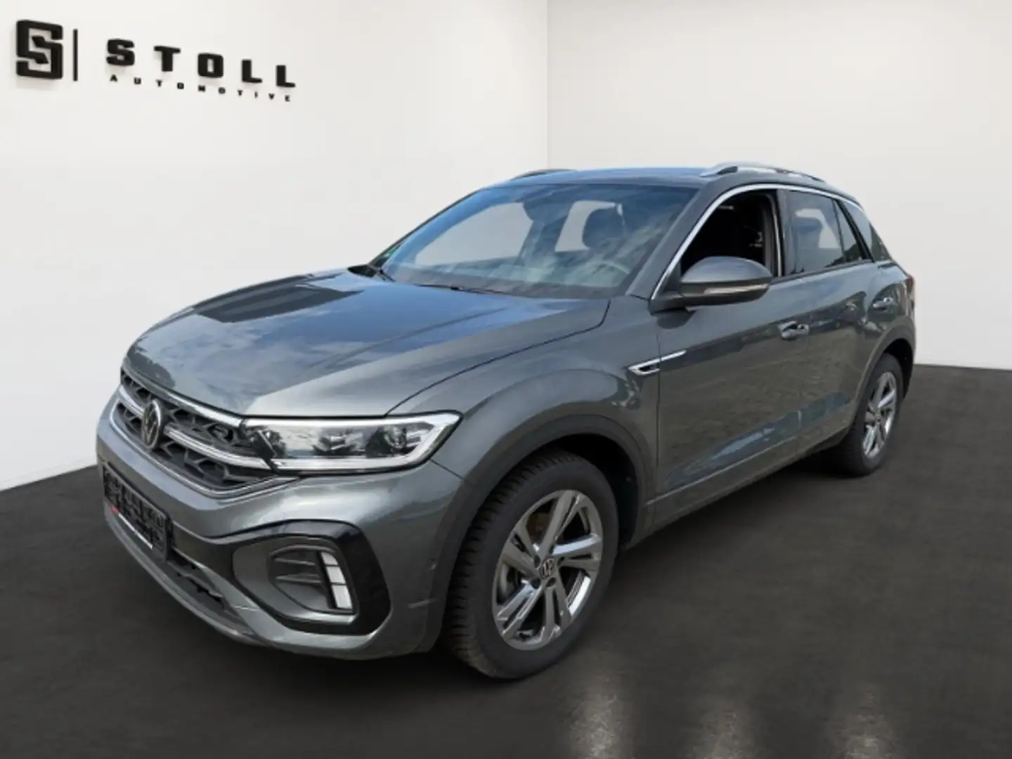 Volkswagen T-Roc 1.5 TSI DSG R-Line IQ-Light-RearView+Keyless+++ Grau - 1