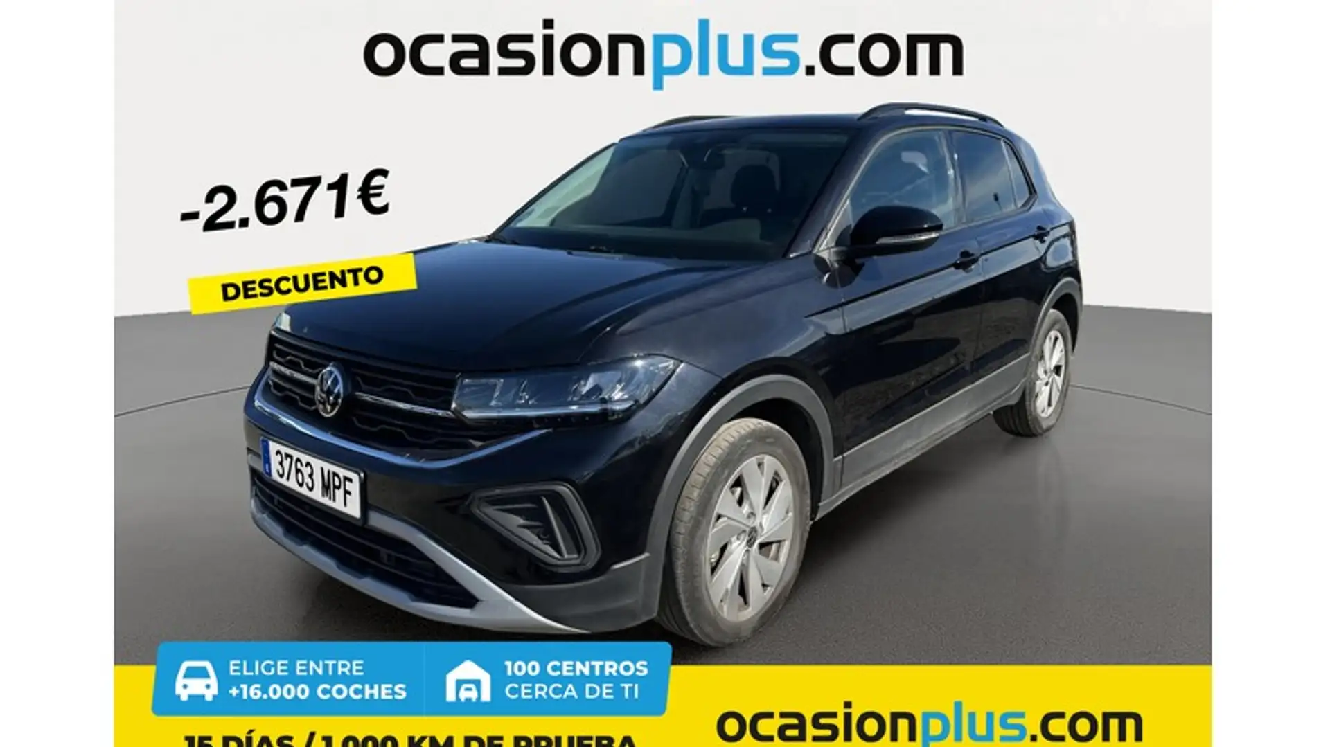 Volkswagen T-Cross 1.0 TSI Life Aut. 85kW Noir - 1