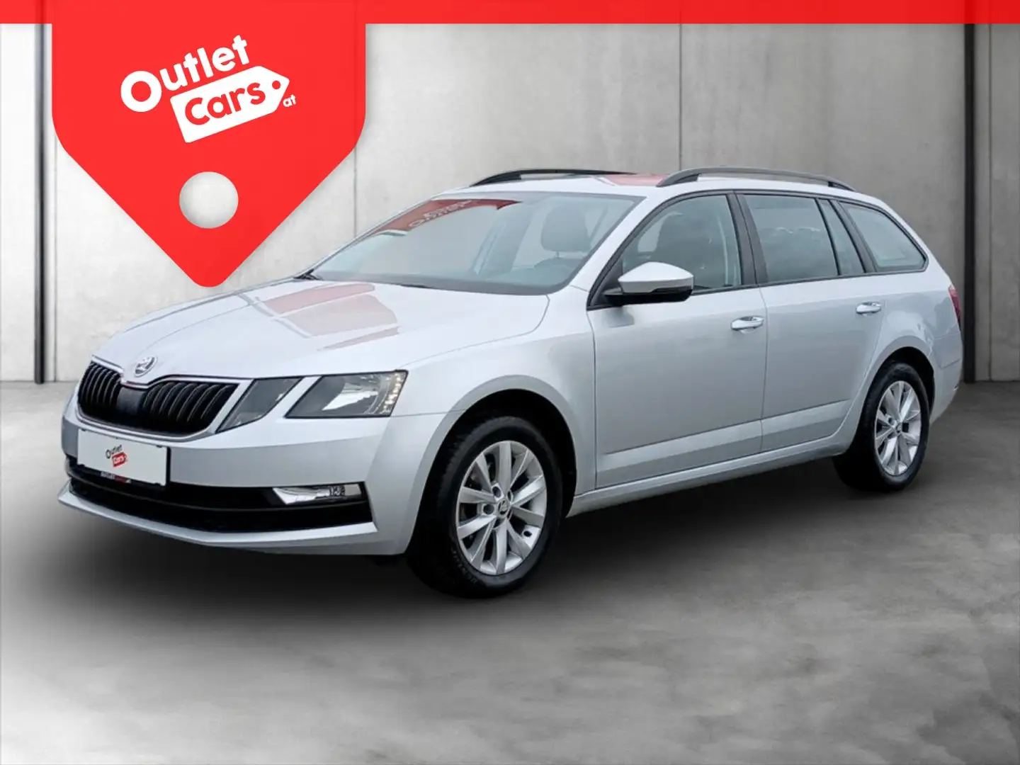 Skoda Octavia Combi 1.6 TDI 4x4 Ambition LM+PDC+KlimaA Silber - 1