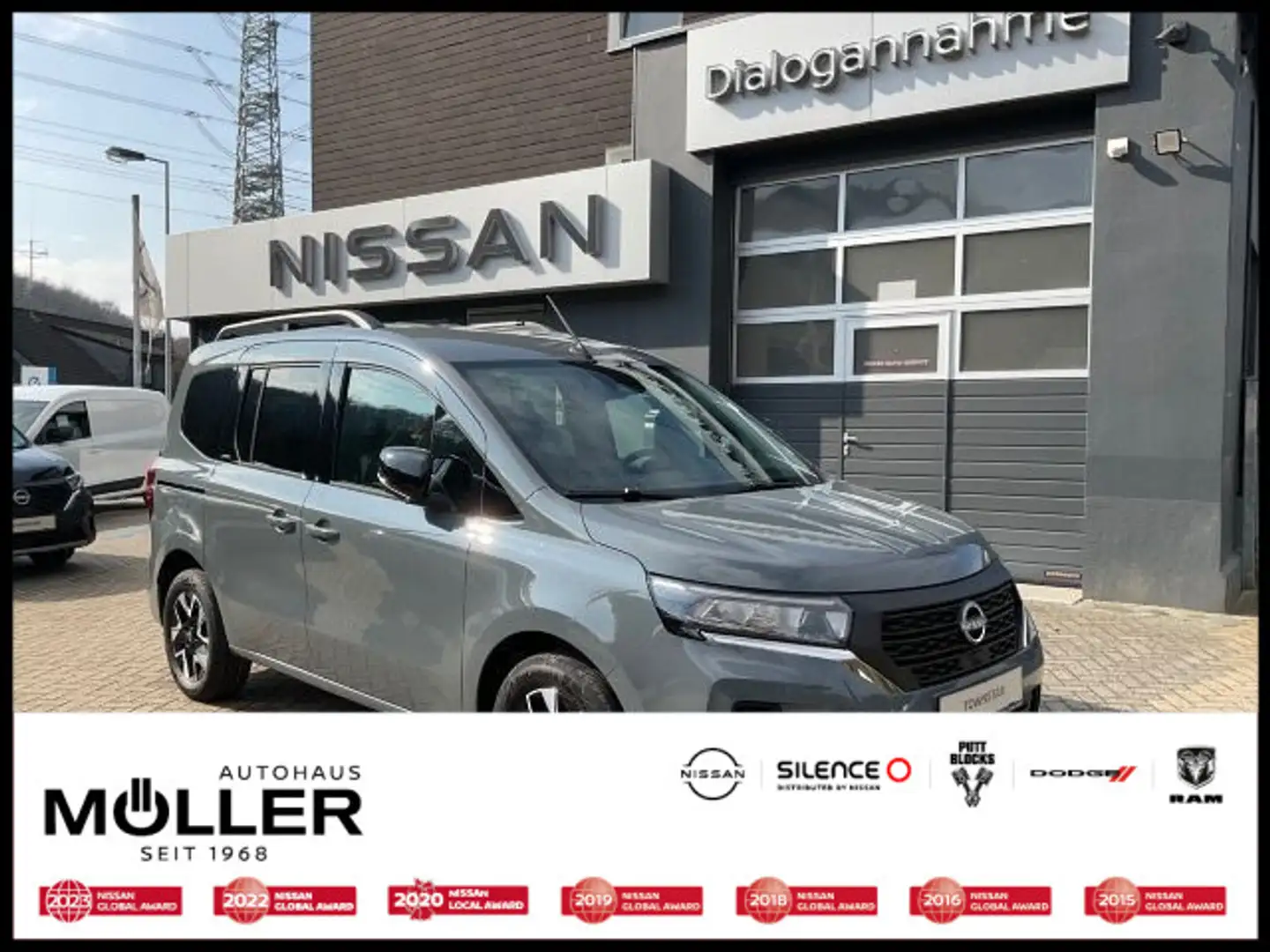 Nissan Townstar Kombi 130PS L1 Tekna Navi Kamera SH Alu Grau - 1