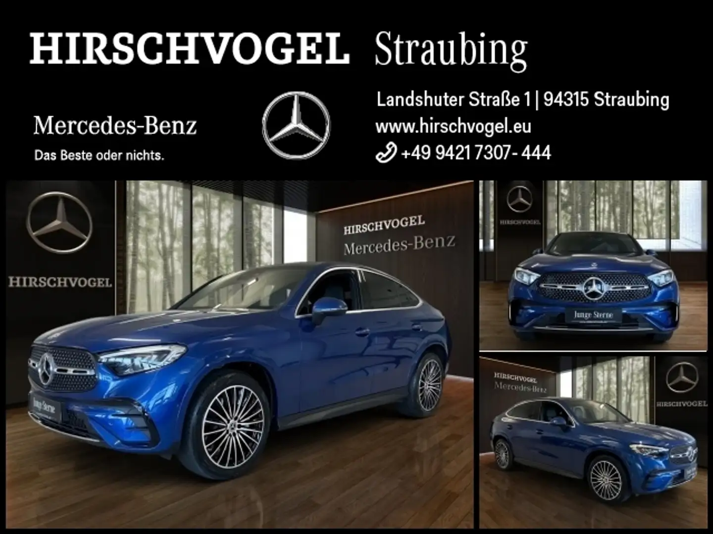 Mercedes-Benz GLC 300 d 4M AMG-Line+Pano+AHK+DISTRON+Burmester Blau - 1