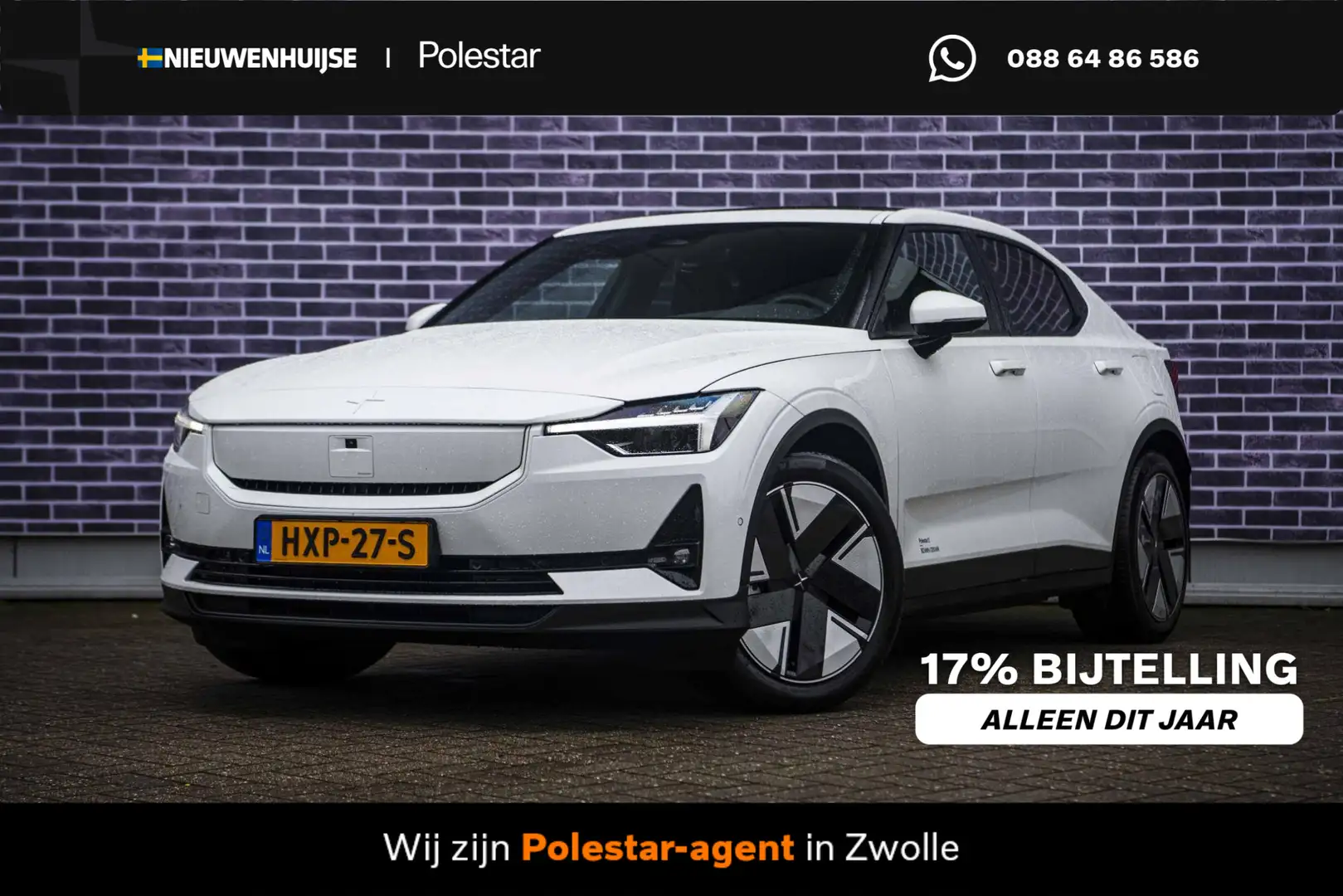 Polestar 2 Long Range Single Motor Prime 82 kWh Nieuw uit voo Fehér - 1