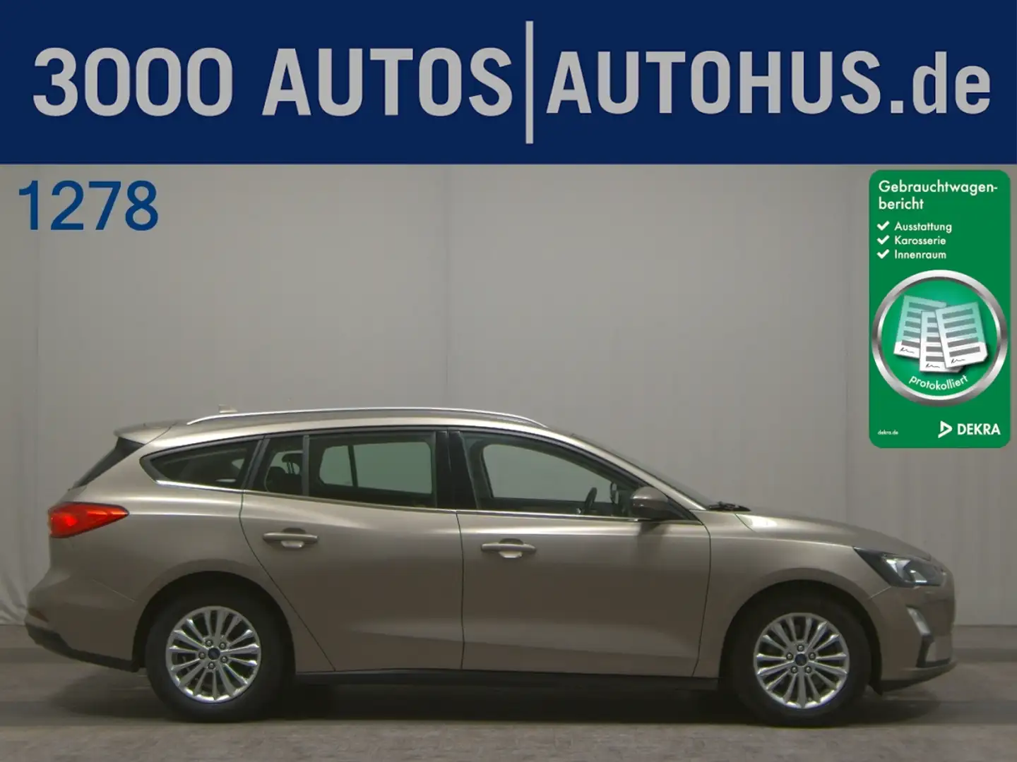Ford Focus Turnier 1.0 EcoBoost Titanium ACC Navi LM Silber - 1