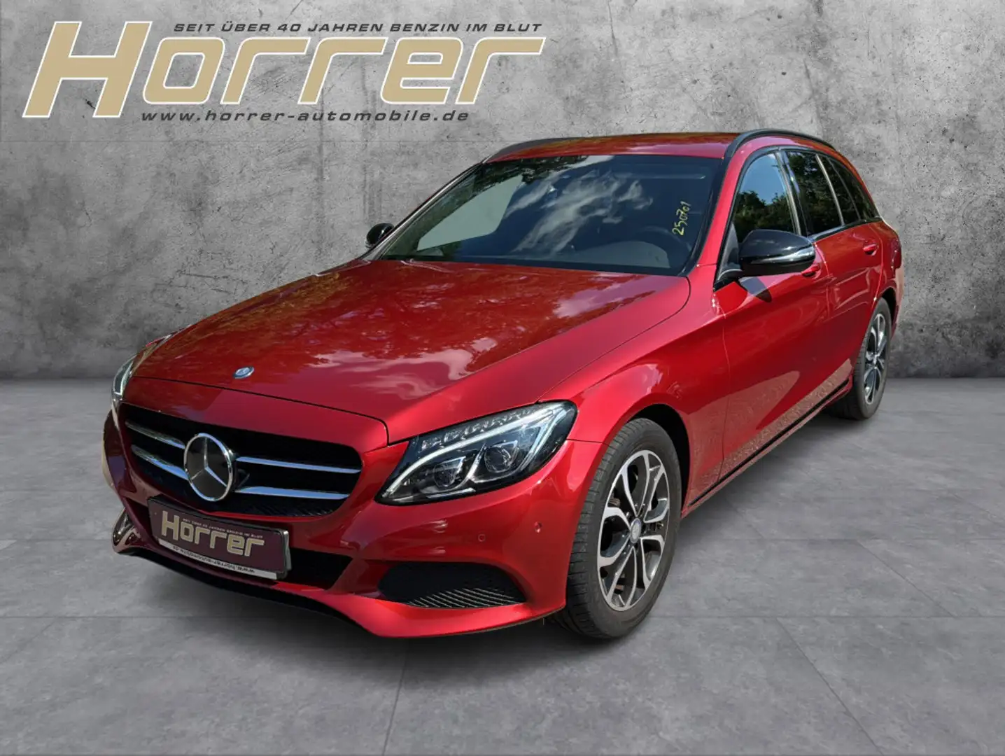 Mercedes-Benz C 250 T Avantgarde Dist. SHZ 8 fach Rouge - 1
