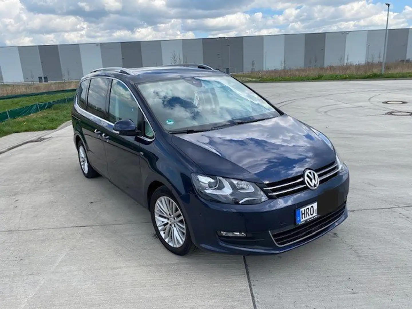 Volkswagen Sharan 2.0 TDI DSG,AHK,Standheizung,elektrSchiebetüren Blau - 1