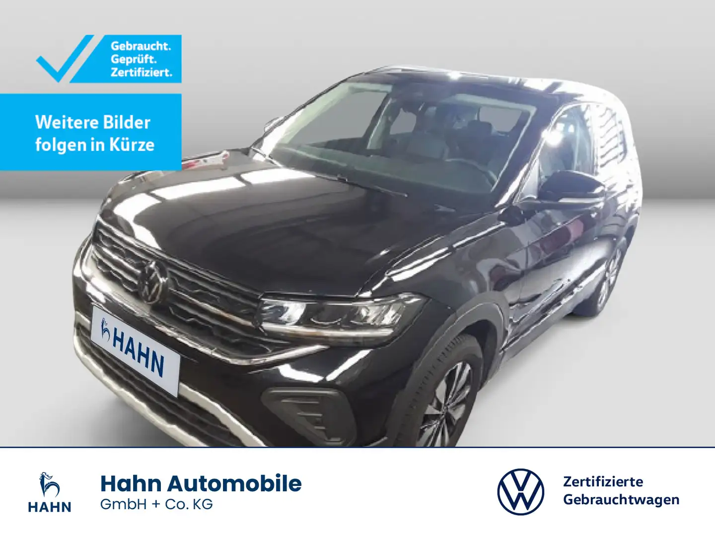 Volkswagen T-Cross 1.0TSI DSG Goal AHK LED Navi-Vorb. PDC Schwarz - 1