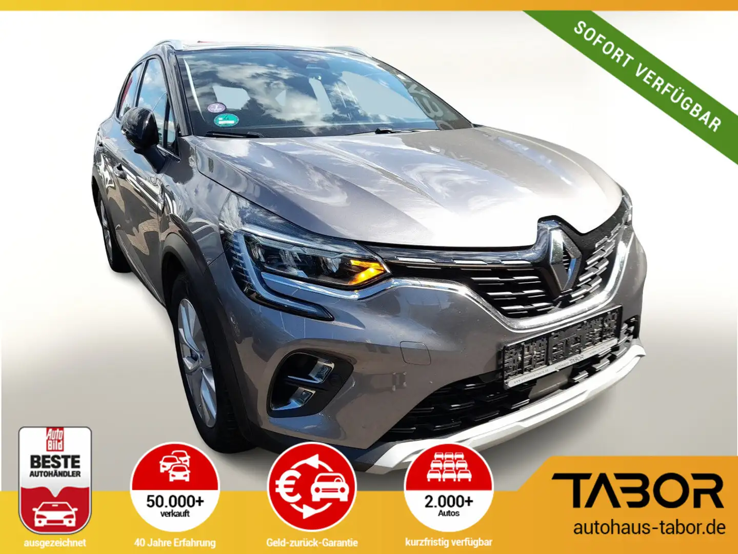 Renault Captur II 1.6 E-TECH 160 Aut Intens Nav Kam SHZ Grau - 1