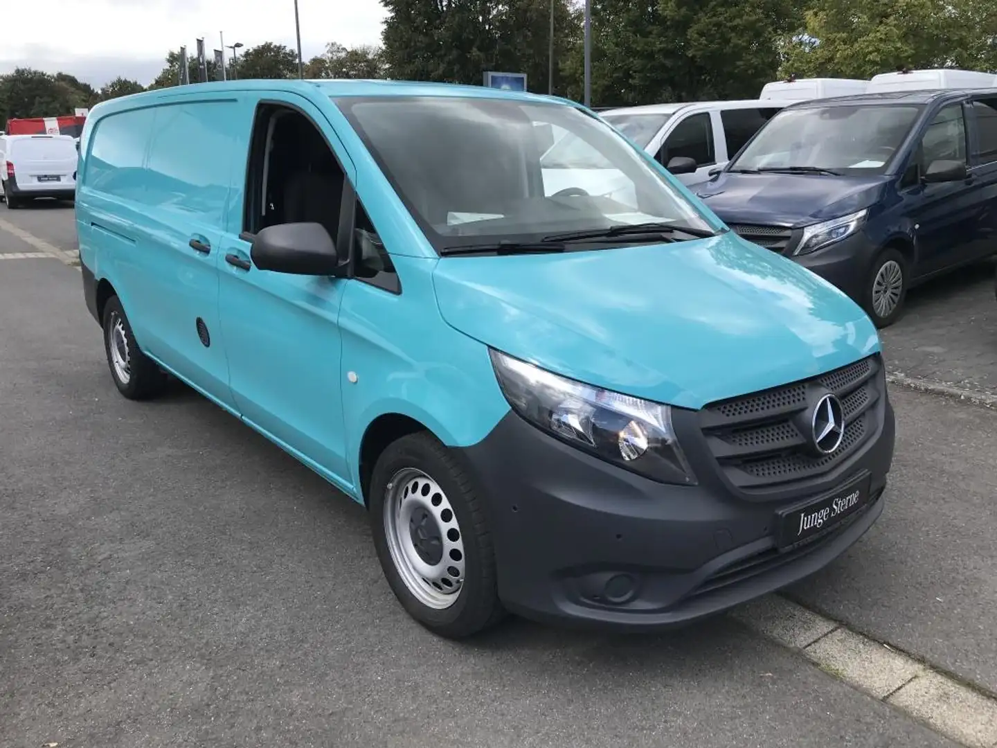 Mercedes-Benz Vito 116 CDI Kasten Extralang Navi SHZ Kam. PDC Blau - 2