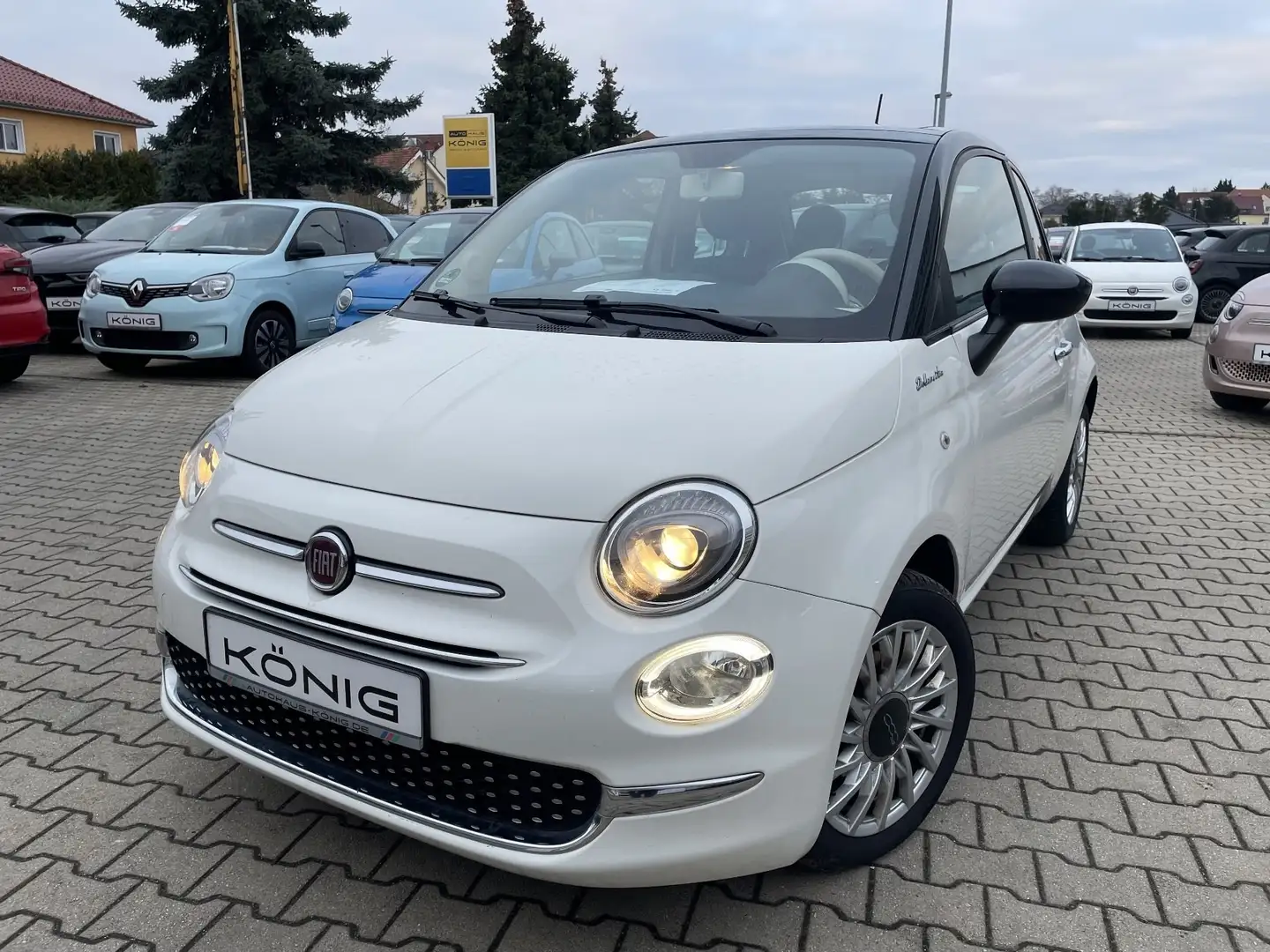 Fiat 500 Dolcevita Carplay*Klima*Leichtmetall Wit - 1