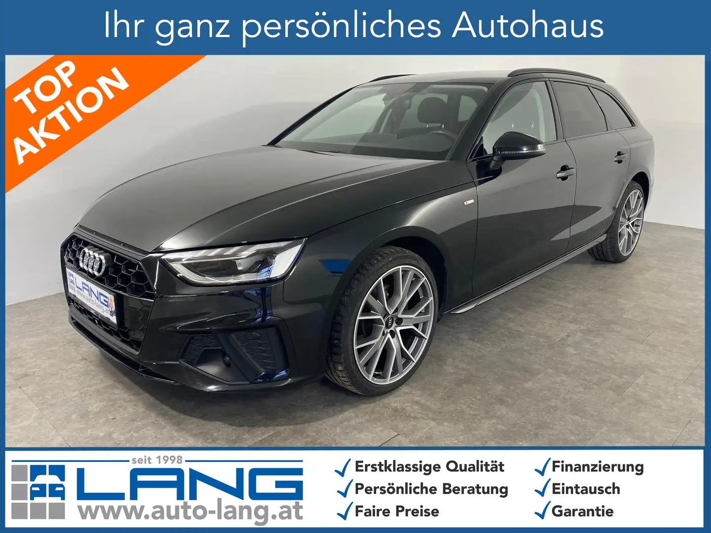 Audi A4 Avant 35 2.0 TDI S line LED*NAVI*RFK 120 kW (16... Schwarz - 1