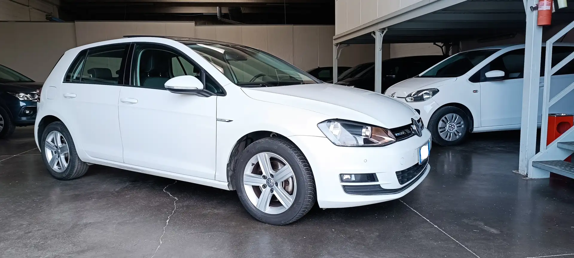 Volkswagen Golf 5p 1.4 tgi Highline Executive (Business) PERFETTA Bianco - 2