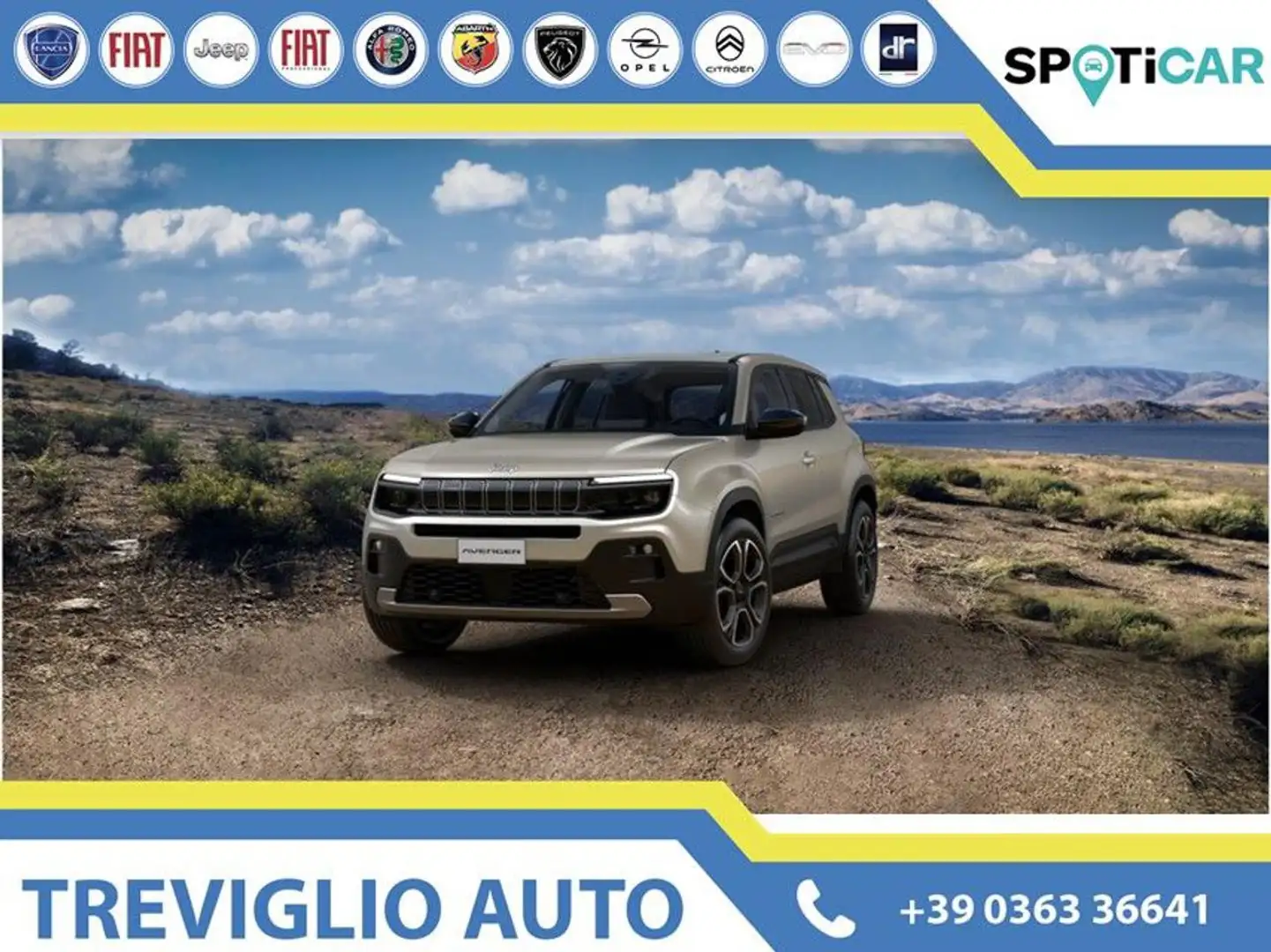 Jeep Avenger 1.2 Turbo 100 CV Summit Grigio - 1
