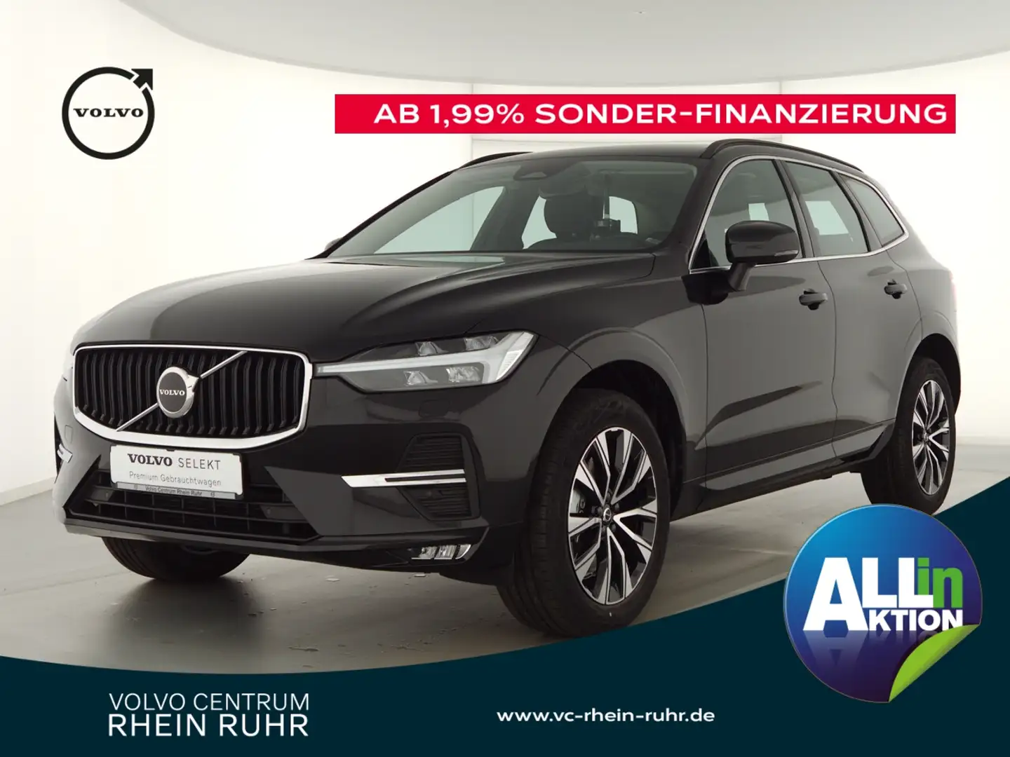Volvo XC60 B4 AWD Core+LED+DAB+CarPlay+NAVI+4xSHZ+LM Core+LED Zwart - 1