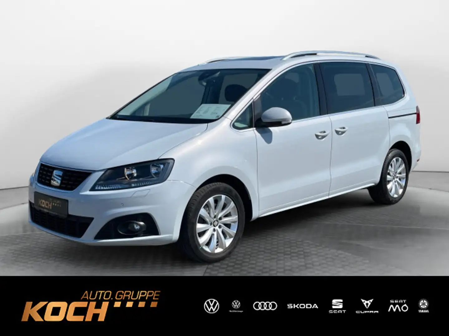 SEAT Alhambra 2.0TDI Style Navi Pano Stand. Kamera Weiß - 1