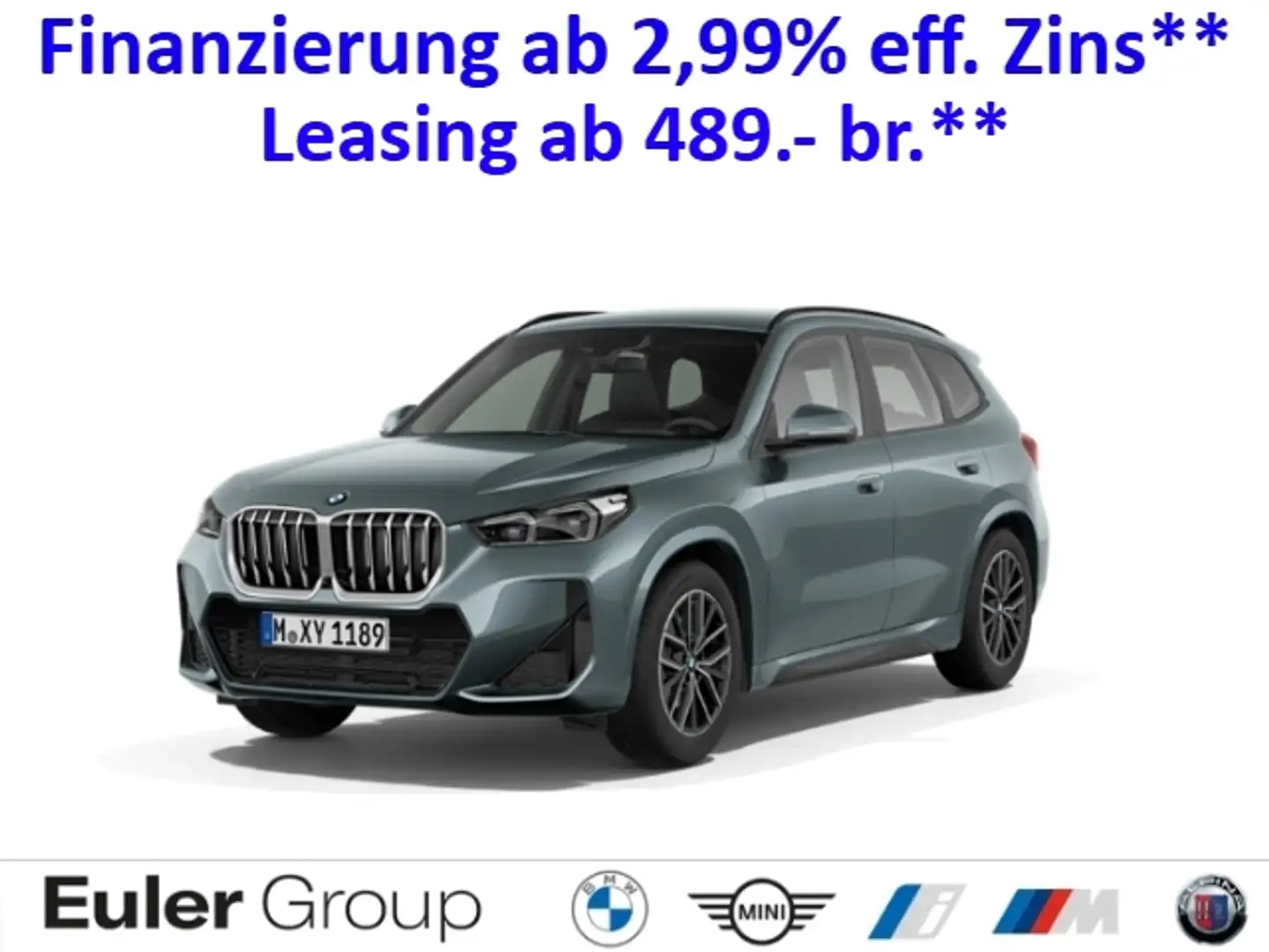 BMW X1 xDrive 20dA M-Sport HUD DA+ PA+ AHK 18'' adLED ACC Grün - 1