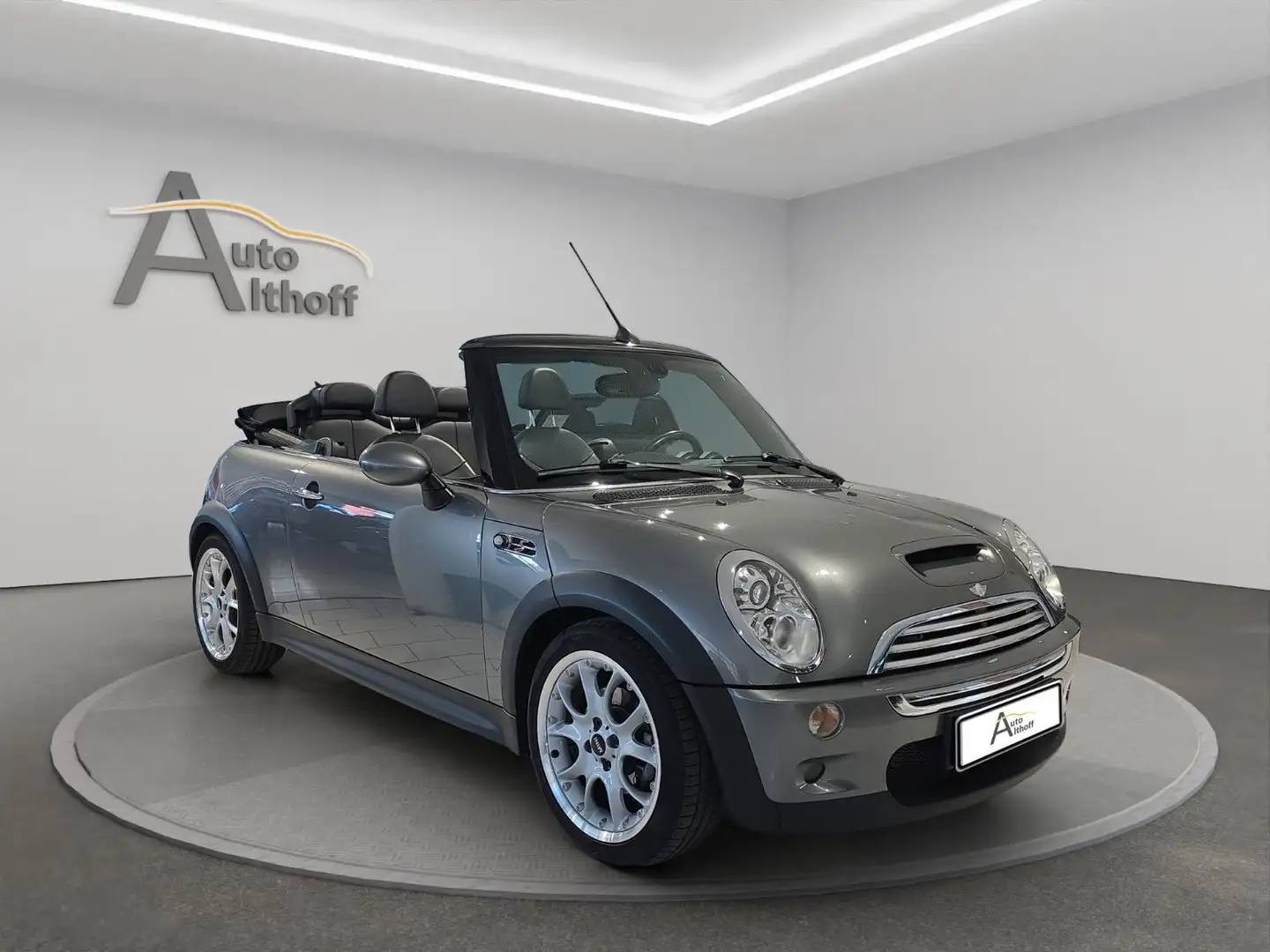 MINI Cooper S Cabrio 2.HD AUT XEN NAV PDC LEDER KLIMA Grau - 1