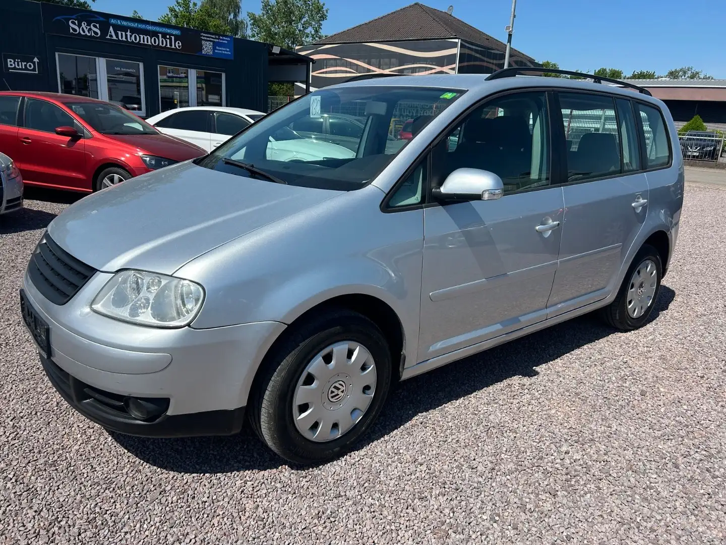 Volkswagen Touran 1.9 TDI *7-Sitzer*TÜV NEU*Tempomat* Silber - 1