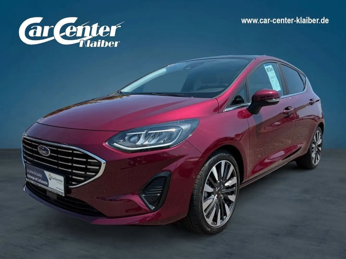 Ford Fiesta Vignale Titanium Autom. *TOP AUSSTATTUNG* Červená - 1