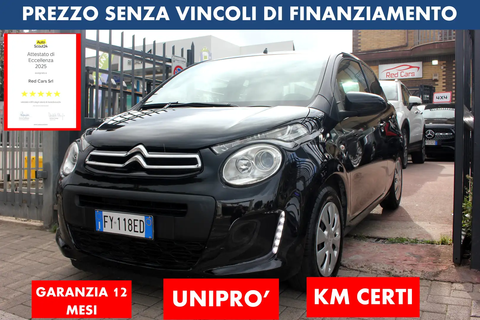 Citroen C1 1.0-72cv *PREZZO VERO* UNIPRO *27000 KM* GARANZIA - 1