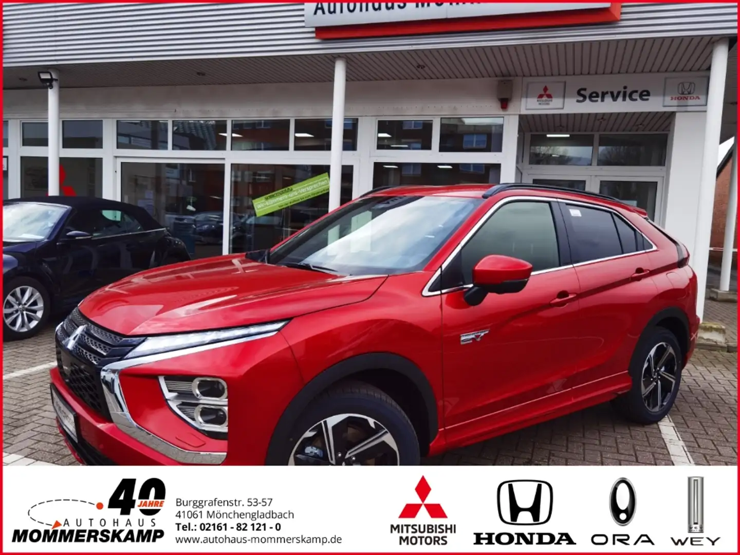 Mitsubishi Eclipse Cross PHEV 2,4 Select+vorrätig+Teilleder+LED+360°Kamera. Roşu - 1