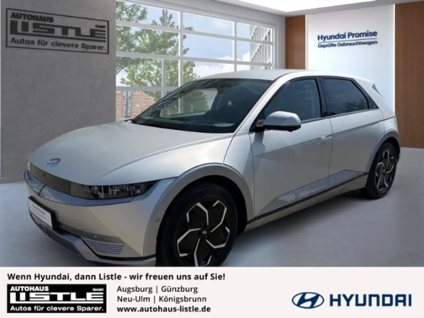Hyundai IONIQ 5 Uniq Elektro 58kWh HUD Navi Leder Digitales Cockpi Or - 1