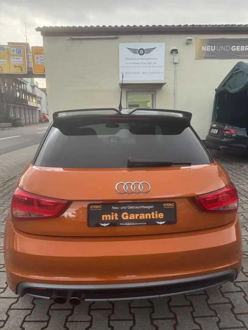 Audi A1 S-LINE ambition TÜV GARANTIE ZAHNRIEMEN Naranja - 2