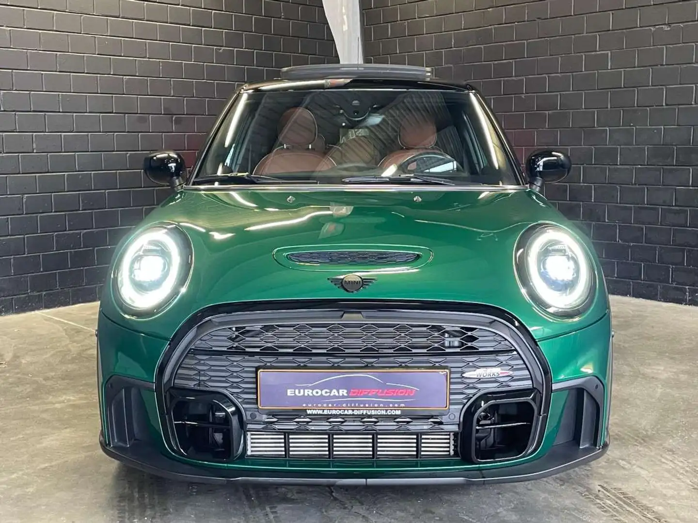 MINI Cooper S JCW 178 CV ** Cuir ** Toit ouvrant ** Vert - 2