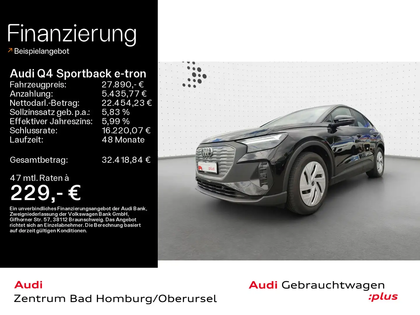 Audi Q4 e-tron 40*Sitzheizung*Einparkhilfe* Noir - 1