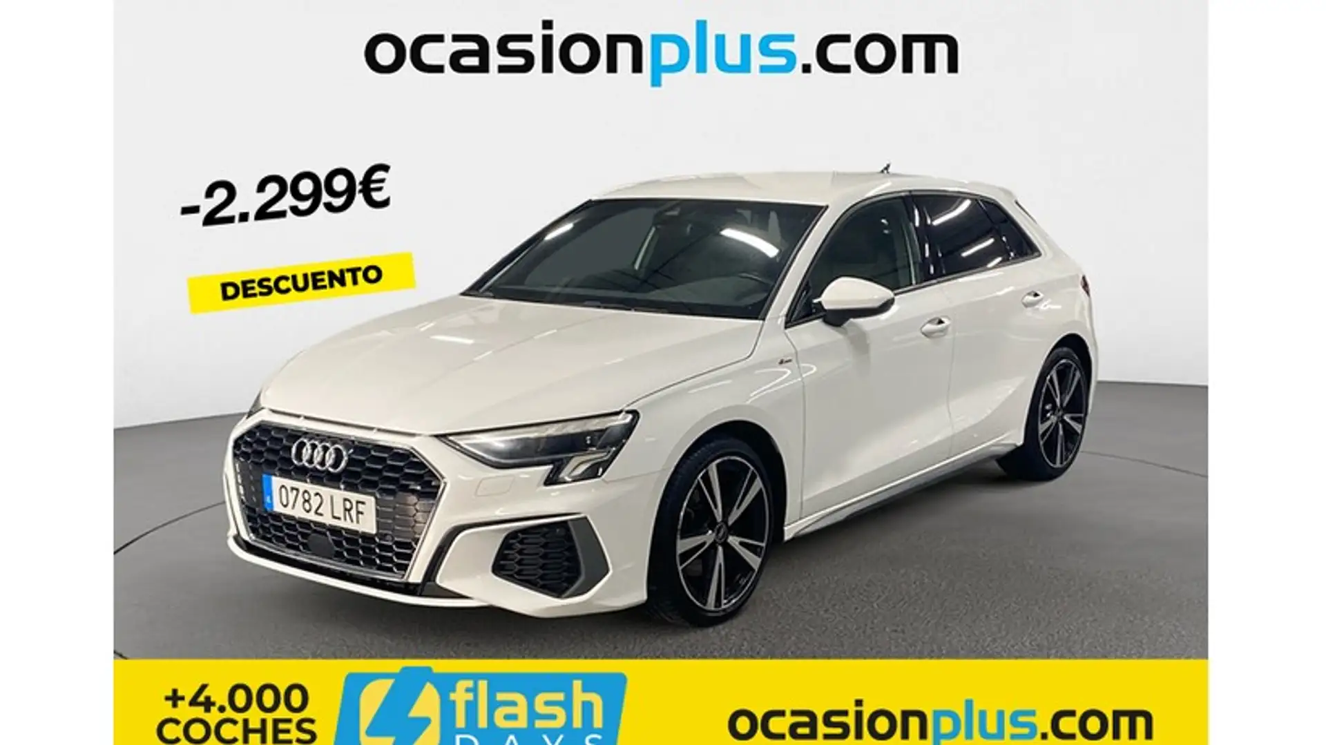 Audi A3 Sportback 30 TFSI S line Wit - 1