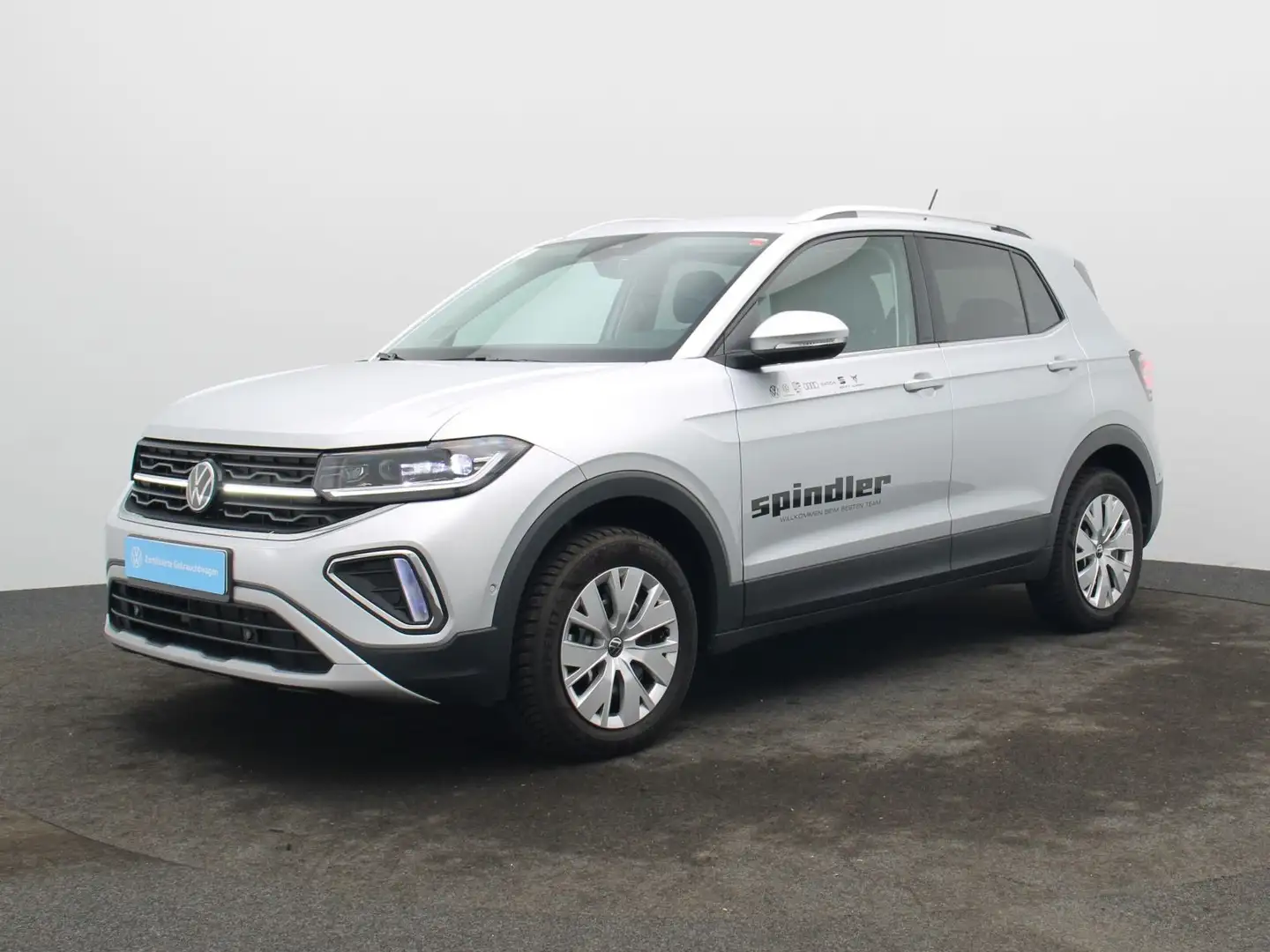 Volkswagen T-Cross Style 1.0TSI / Matrix, IQDrive, AHK, ACC Silber - 2
