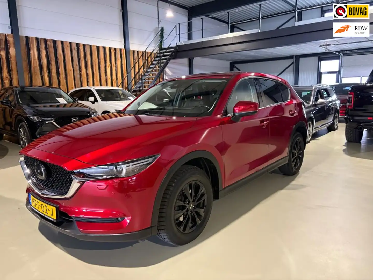 Mazda CX-5 2.5 SkyActiv-G 194 GT-M 4WD leder open dak trekhaa Rood - 1