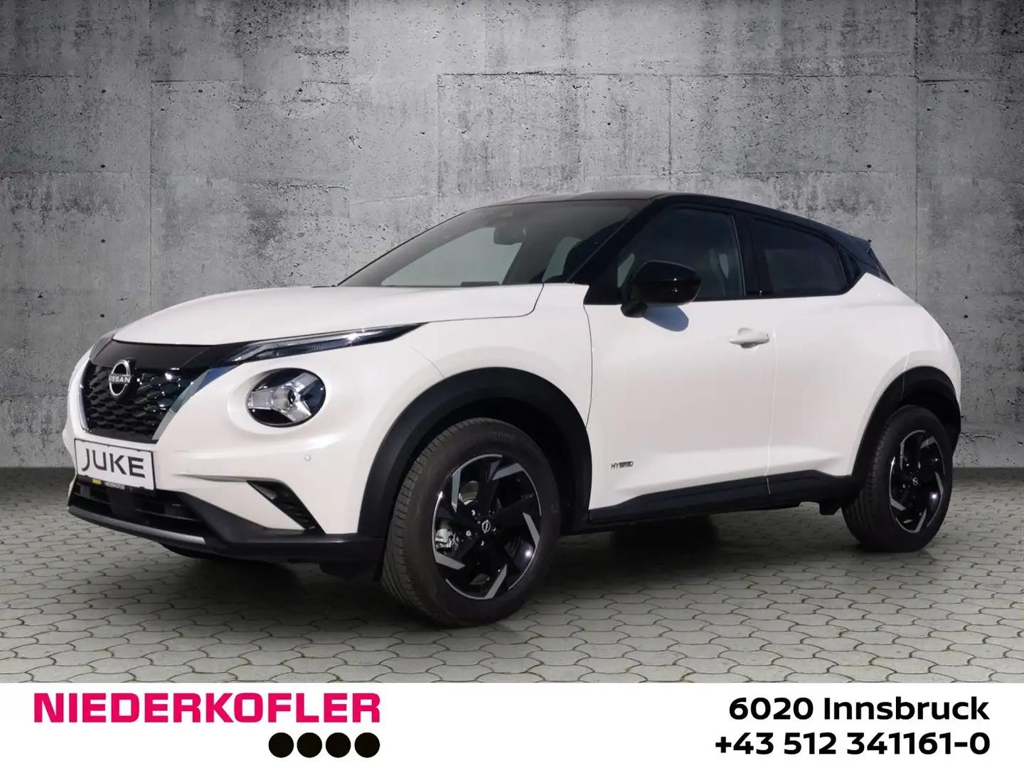 Nissan Juke 1,6 Hybrid N-Connecta 4AMT Aut. NC Weiß - 1
