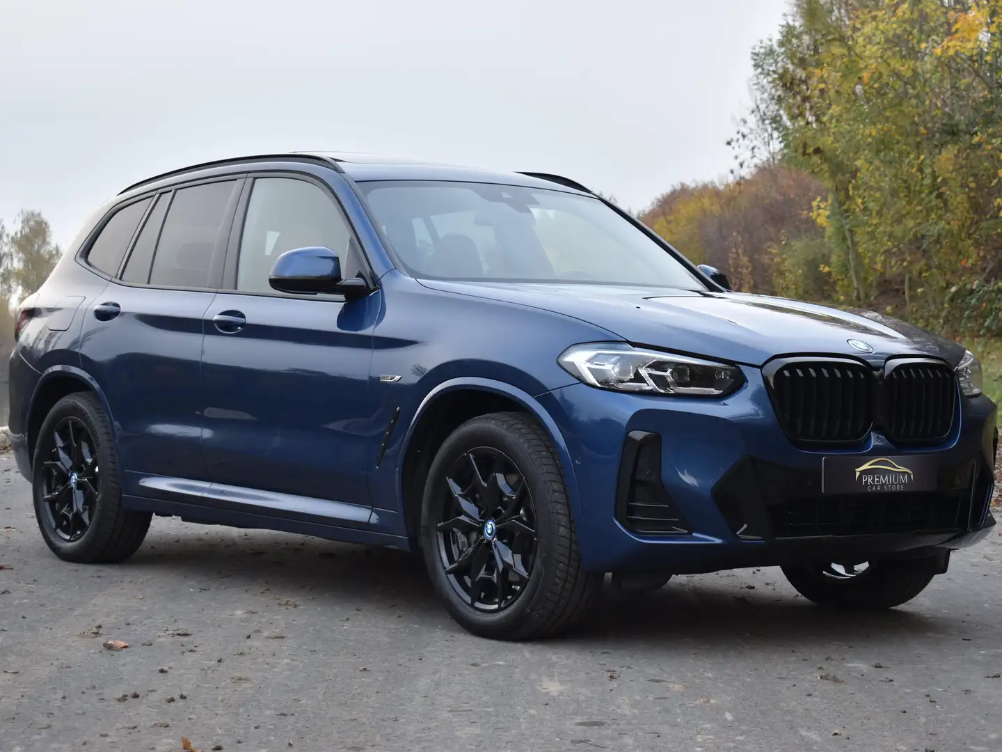 BMW X3 30e XDRIVE M-SPORT|M-SEATS|TREKHAAK|PANO|CAMERA Bleu - 2