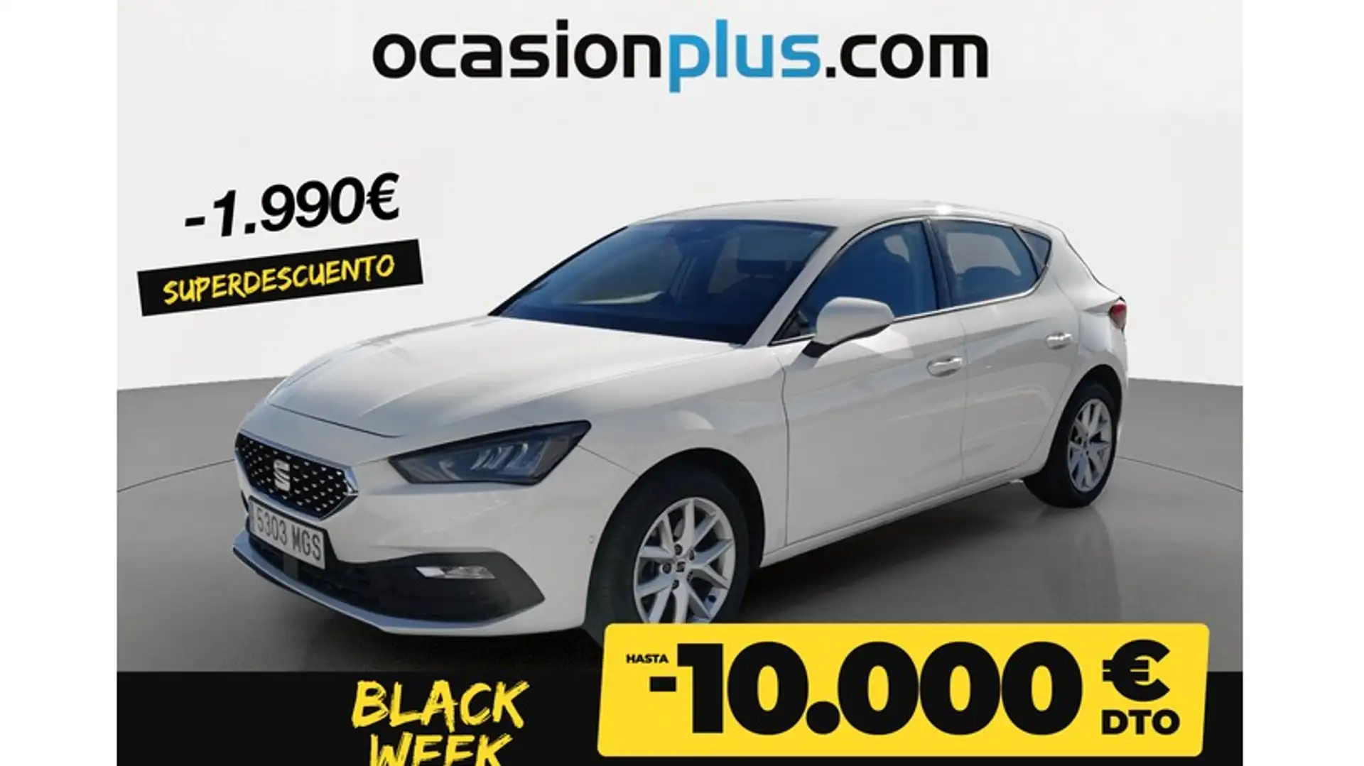 SEAT Leon 2.0TDI CR S&S Style DSG-7 150 Weiß - 1