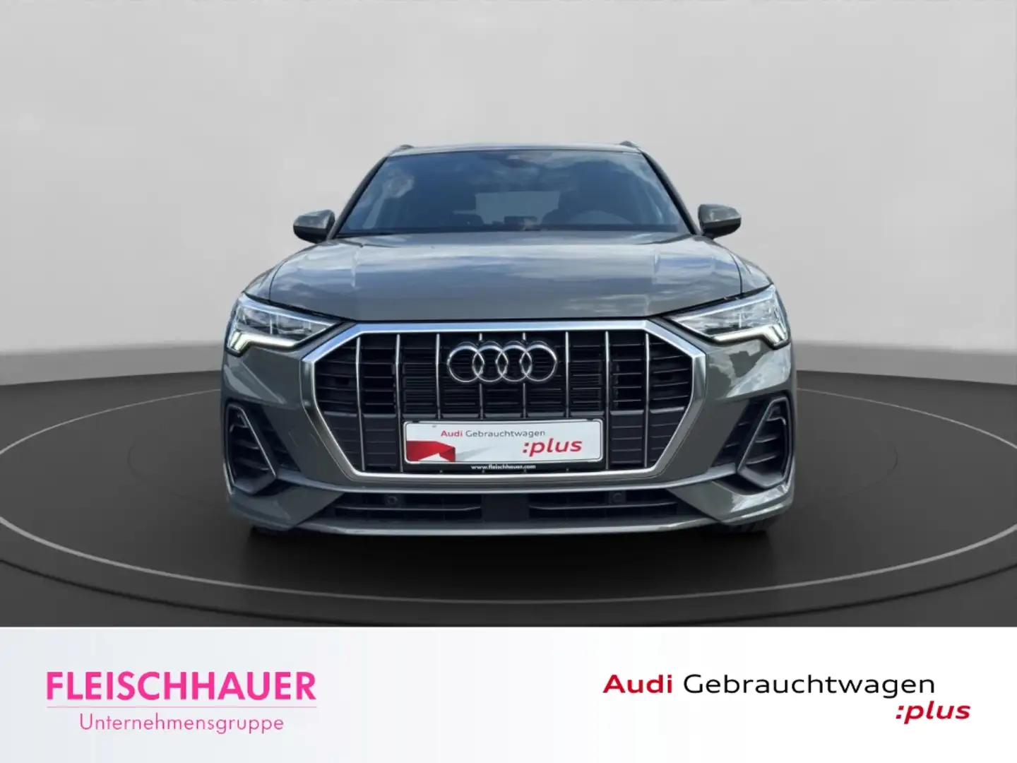Audi Q3 S line 35 TFSI LED+AHK+NAVI+PDC V&H+CARPLAY+SZH+ Gris - 2