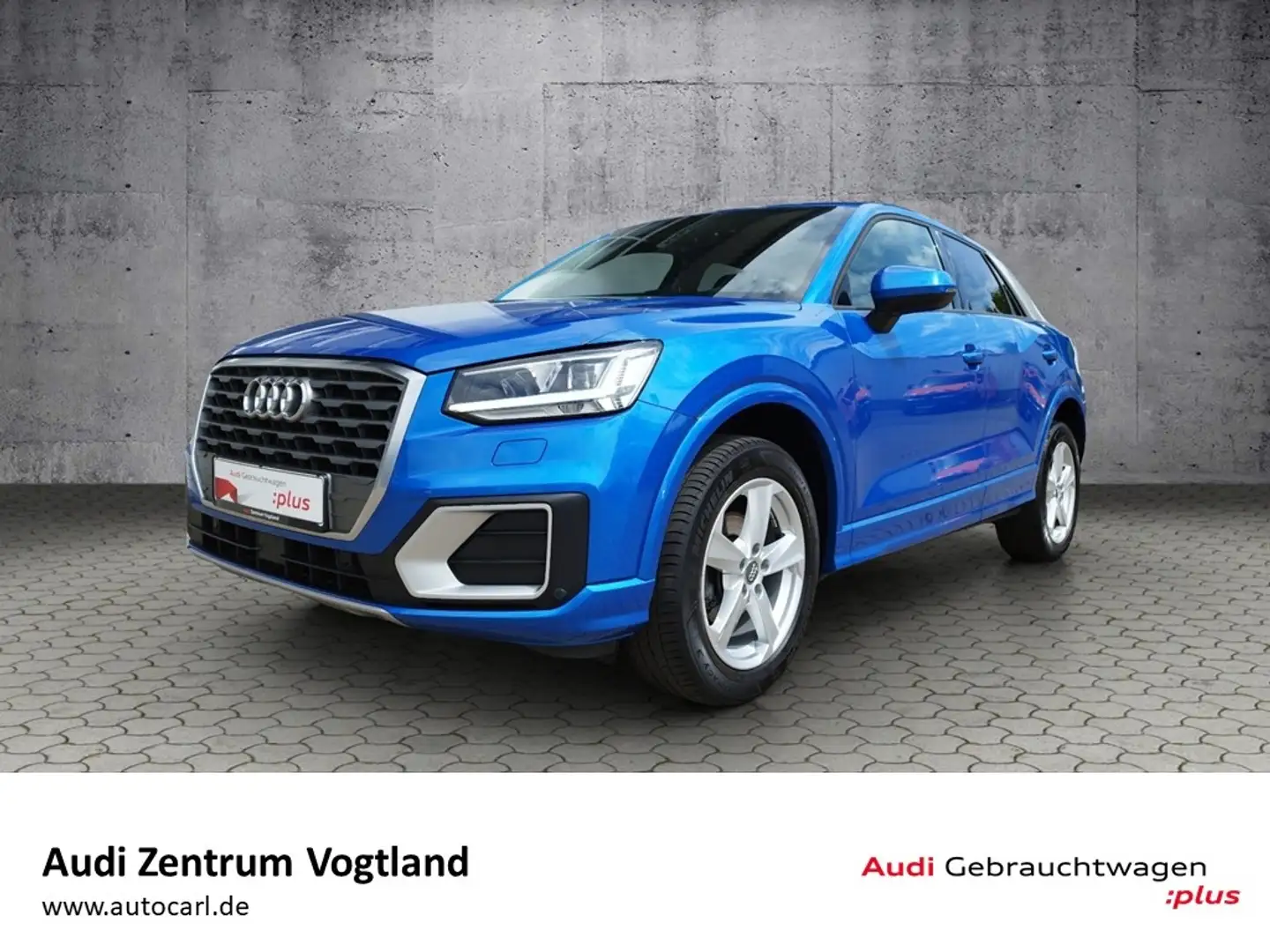 Audi Q2 sport 35 TFSI LED/NAV/SHZ KLIMA NAVI ALU Blau - 1