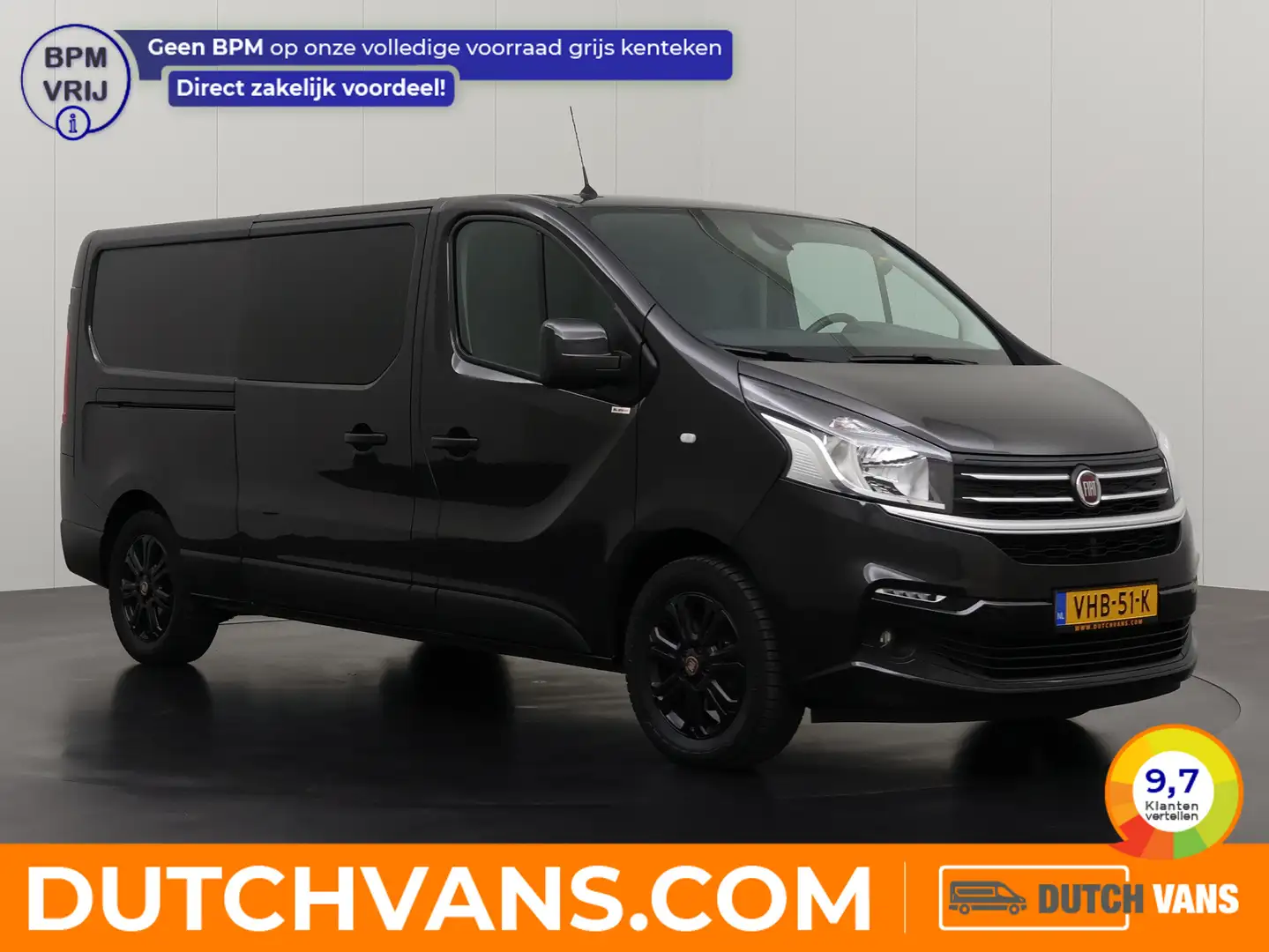 Fiat Talento 2.0MultiJet 145PK Dubbele Cabine | 2xSchuifdeur | Schwarz - 1