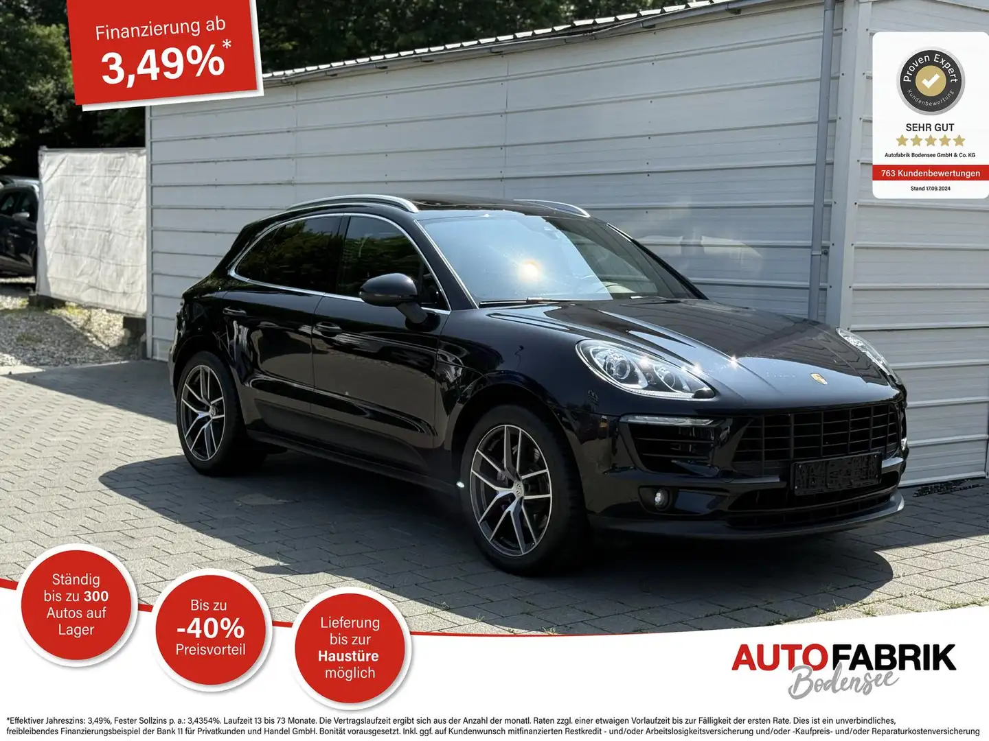 Porsche Macan S *Kamera*Navi*Bi-Xenon*Leder*Panorama Schwarz - 1