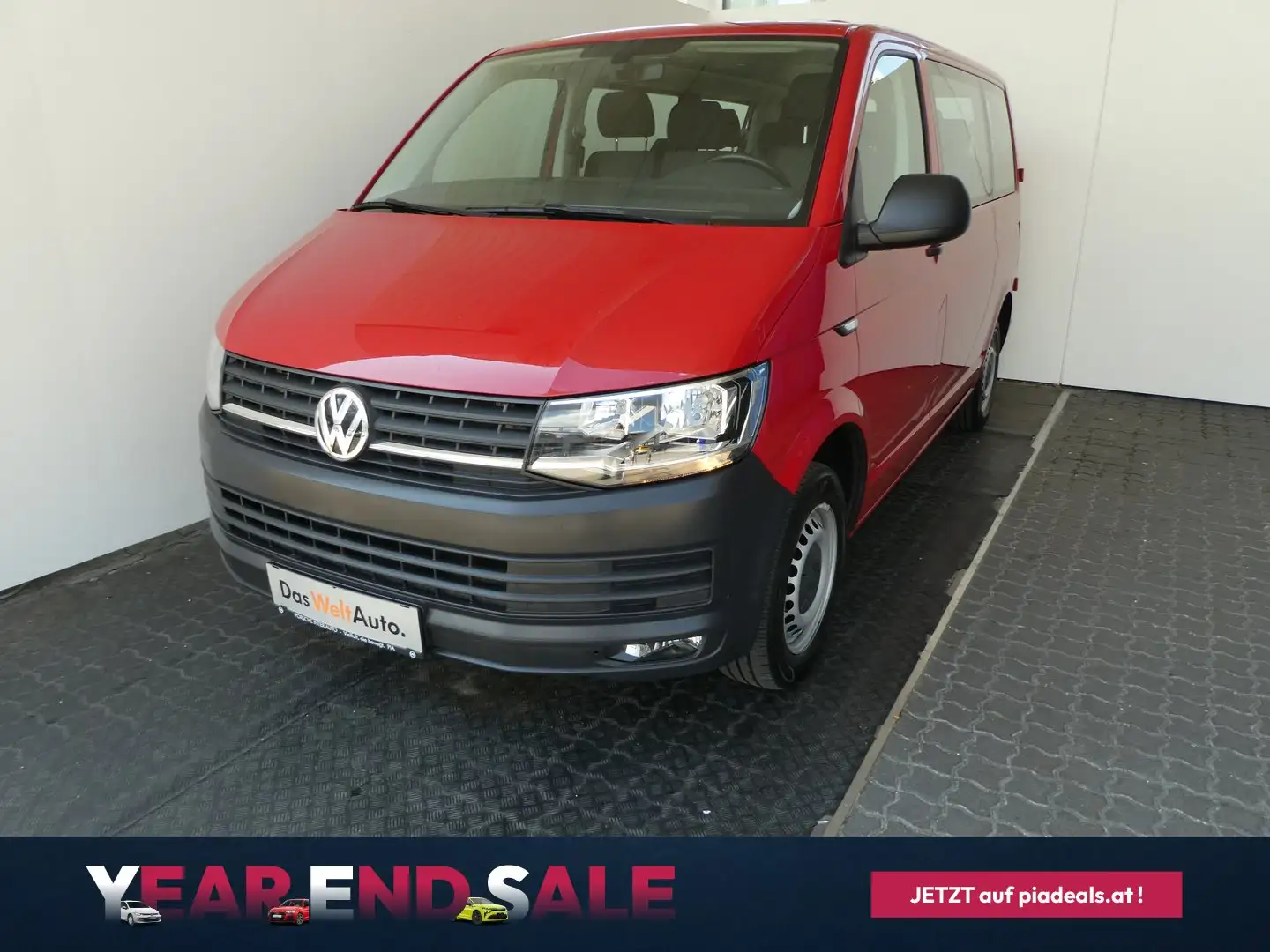 Volkswagen T6 Kombi VW T6 Kombi Entry TDI Rot - 1