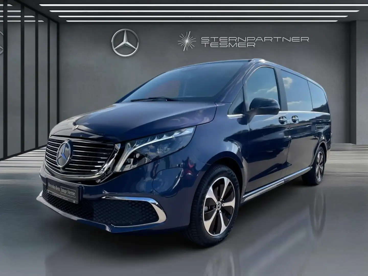 Mercedes-Benz EQV 300 AVANTGARDE Lang PANO+Leder+LED Bleu - 1