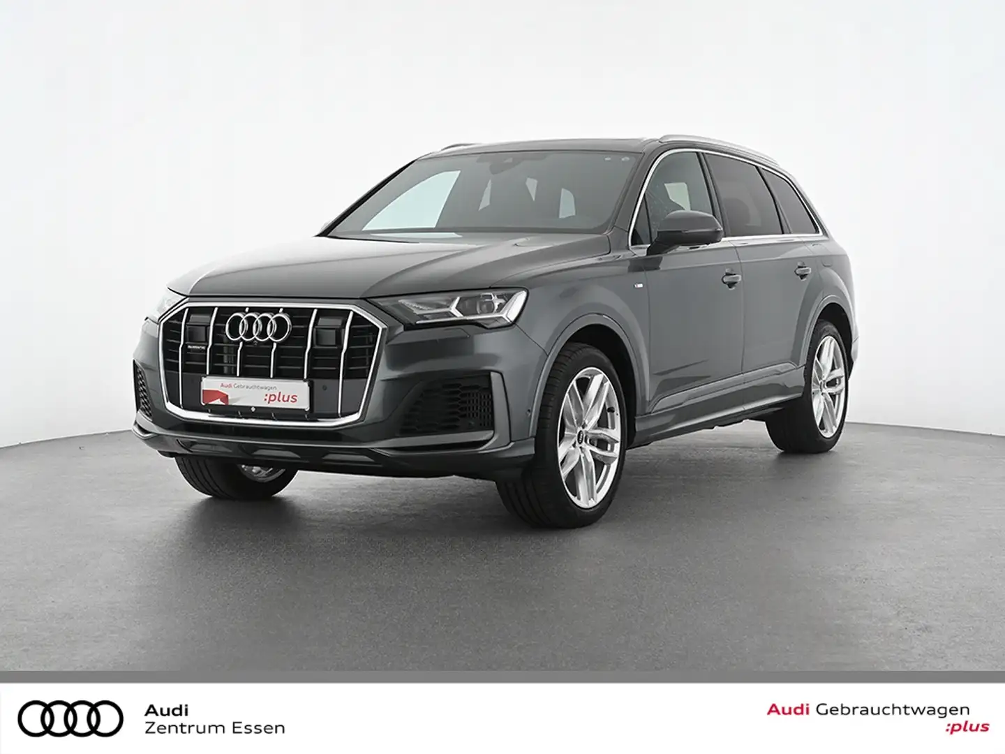 Audi Q7 55 TFSI e quattro S-LINE TIPTRONIC LED PANO   NAV Grau - 1
