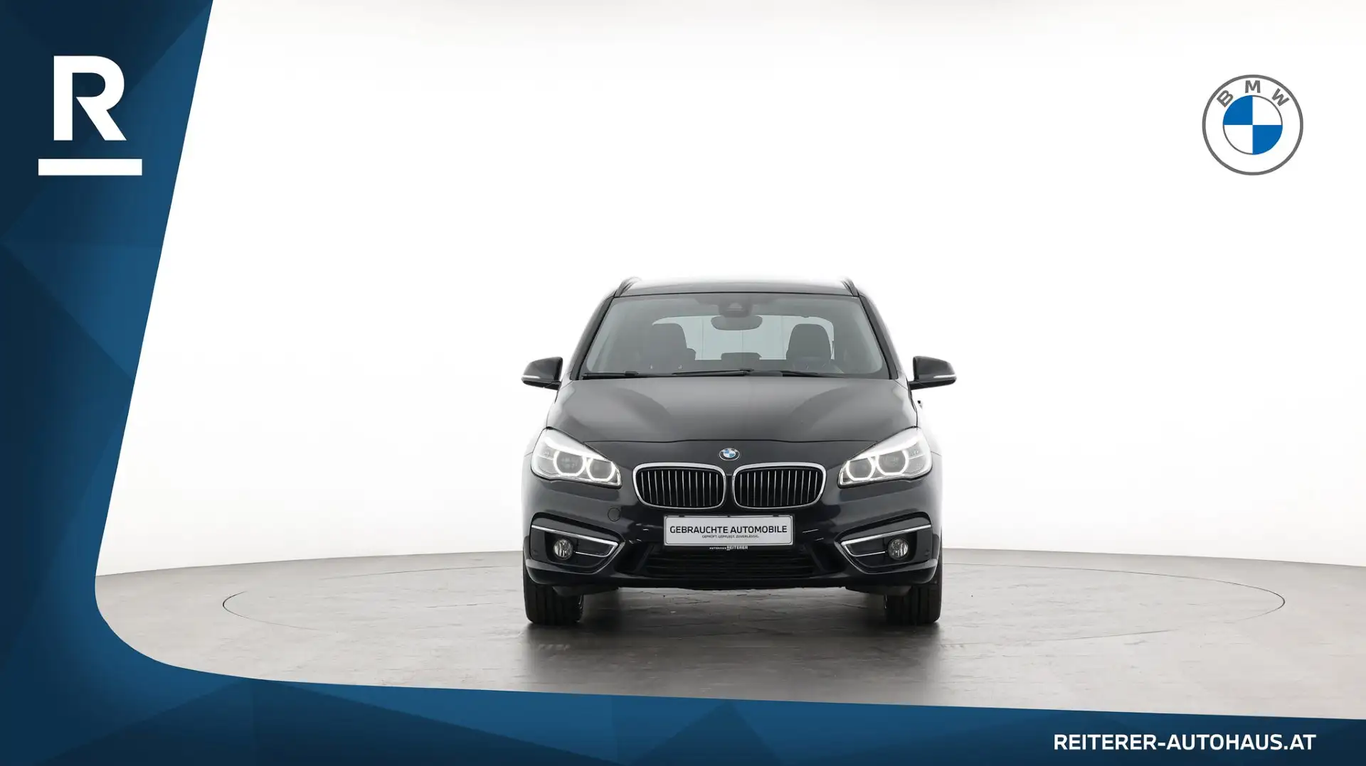 BMW 218 218d Active Tourer Luxury Line Schwarz - 2