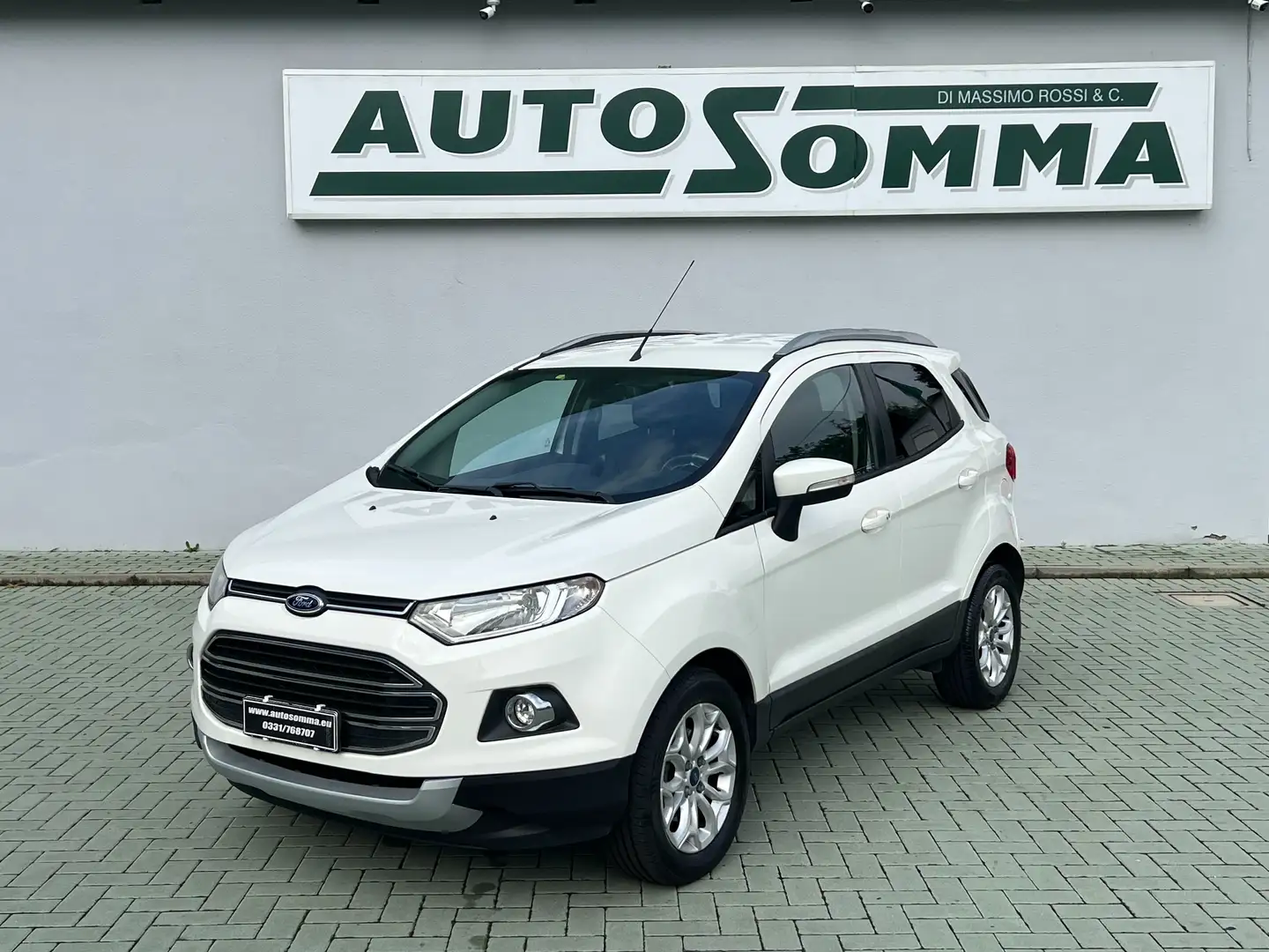 Ford EcoSport 1.5 tdci Titanium 95cv E6  Ok x TUTTI NEOPATENTATI Blanco - 1
