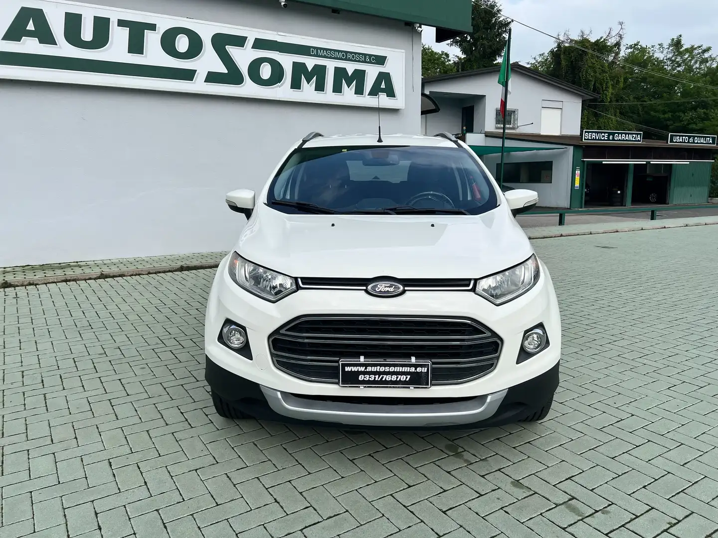 Ford EcoSport 1.5 tdci Titanium 95cv E6  Ok x TUTTI NEOPATENTATI Blanco - 2