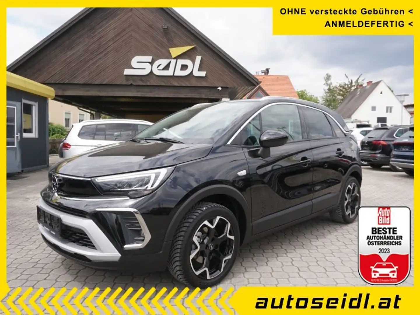 Opel Crossland 1,2 Turbo Elegance *TOPAUSSTATTUNG* Černá - 1