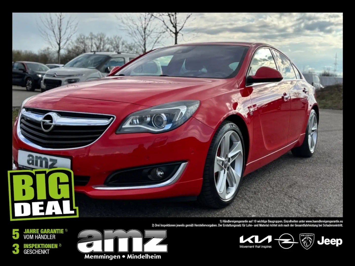 Opel Insignia 2.0T 250 PS*Automatik *sehr gepflegt* Rot - 1