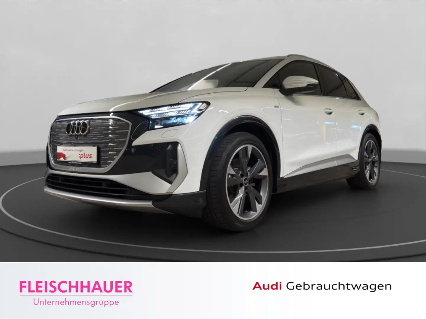Audi Q4 e-tron 35 MATRIX+PANO+NAVI+PDC+SHZ+VC+S-LINE+TEMPOMAT Weiß - 1