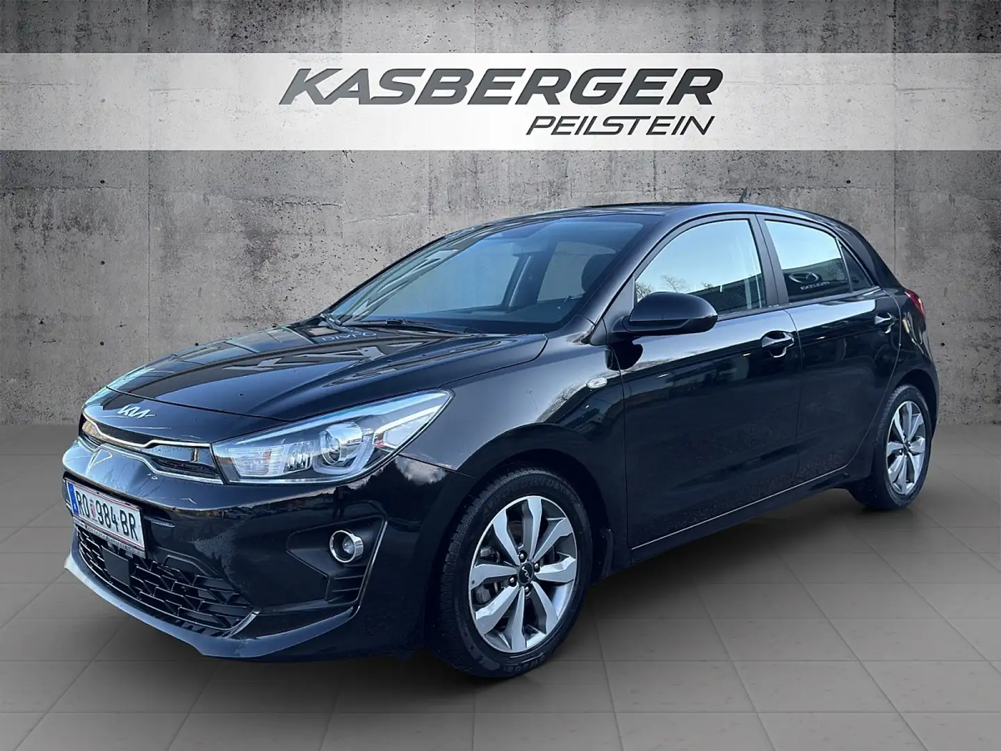 Kia Rio 1,0 TGDI GPF Silber DCT Aut. Schwarz - 1