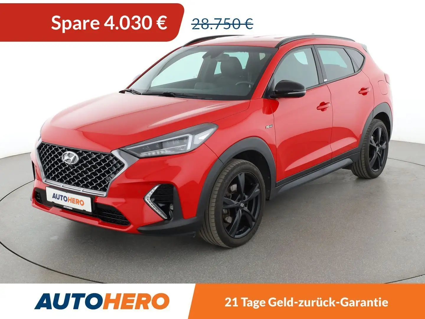 Hyundai TUCSON 2.0 CRDi N-Line 4WD Aut.*NAVI*LED*360CAM*SHZ*LHZ* Rot - 1